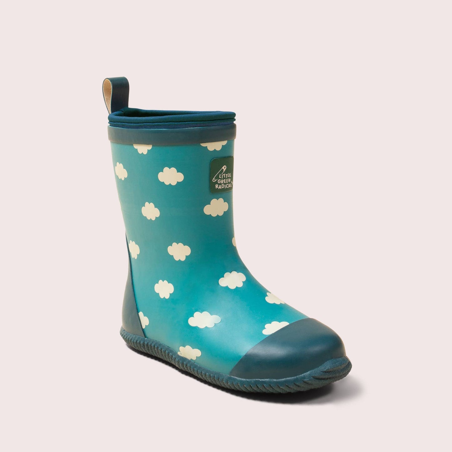 Blue Clouds Lined Classic Wellington Boots