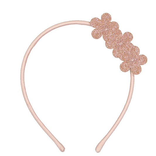 Glitter headband - Pink sakura flowers