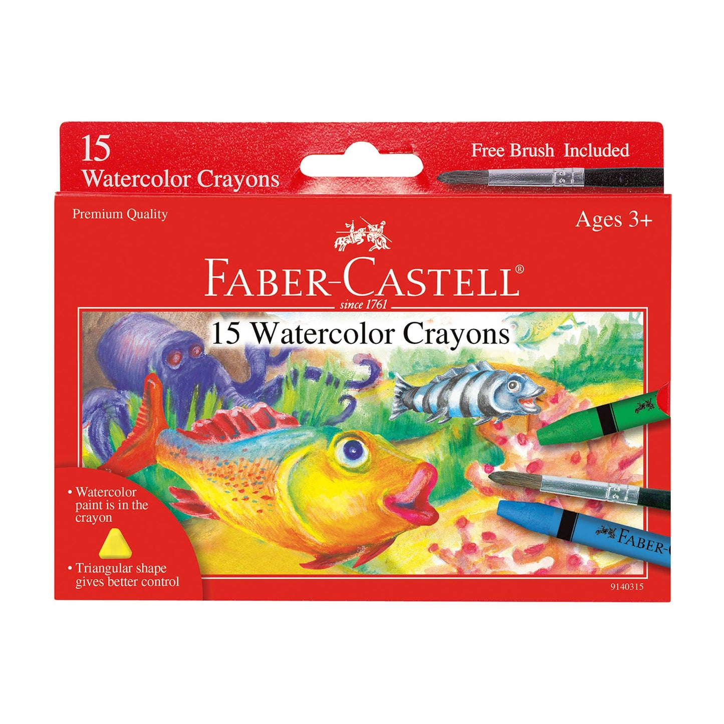 15 Watercolor Crayons for Kids