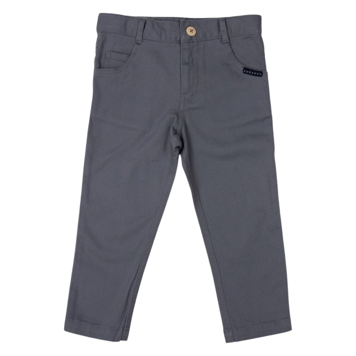 Stretch Twill Chino Charcoal