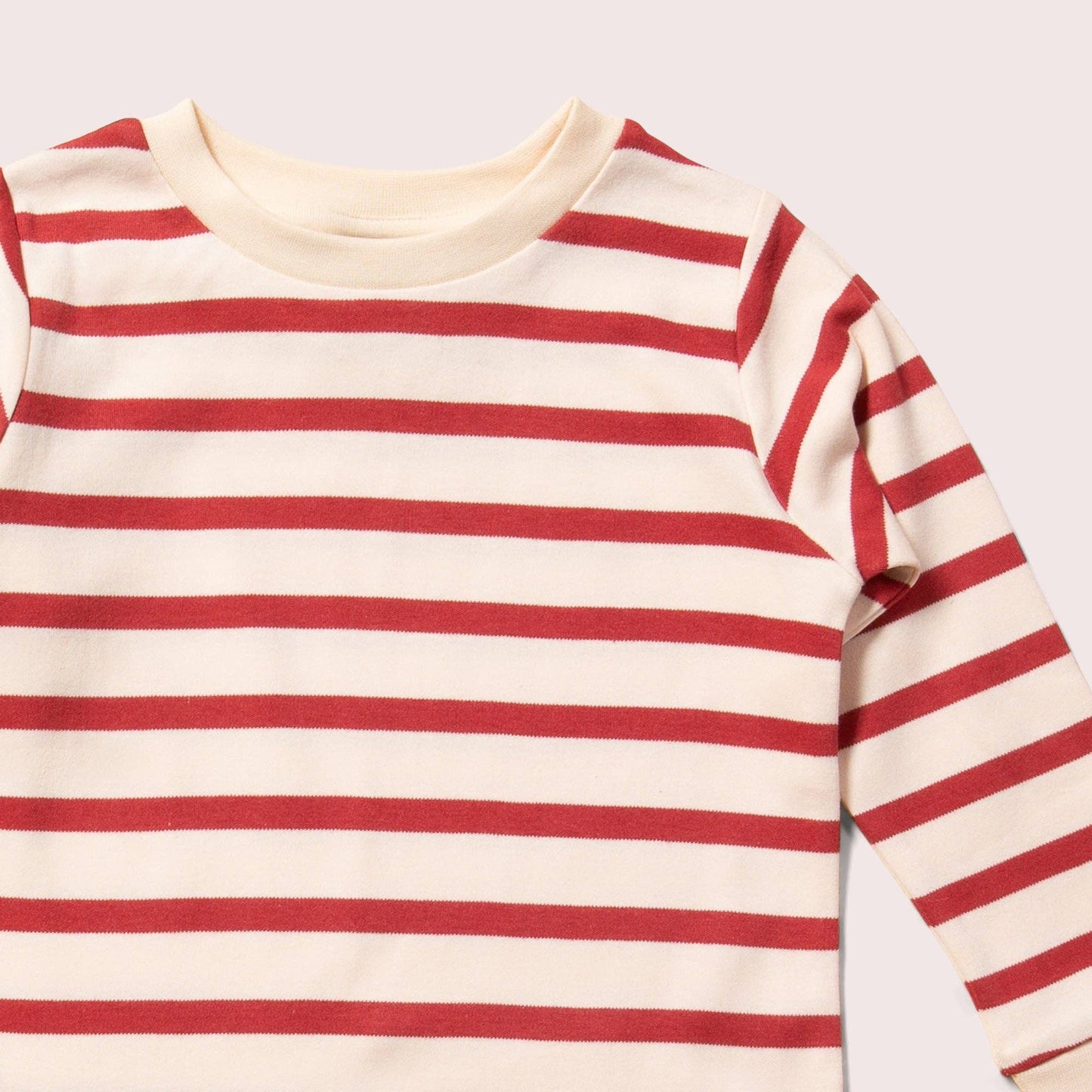 Stripes Forever Soft Red Organic Everday Set