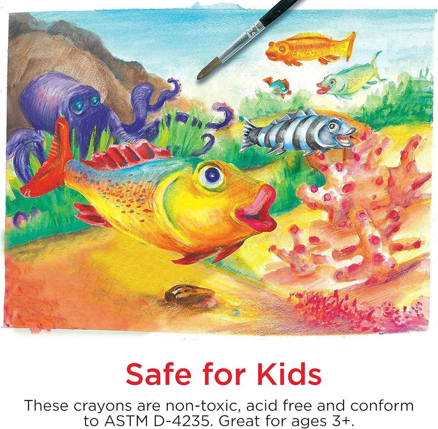 15 Watercolor Crayons for Kids