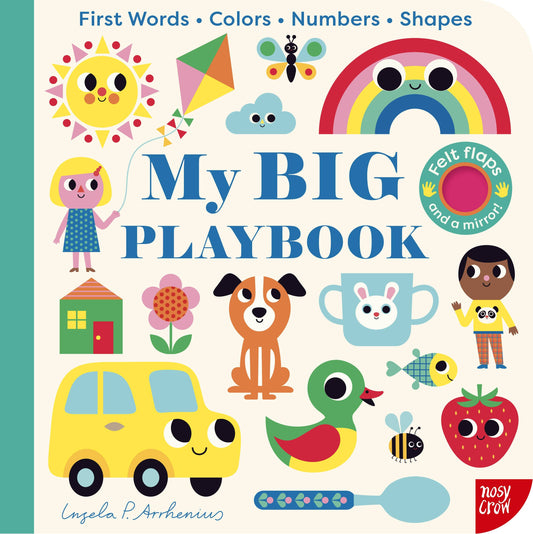 cover of "My Big Playbook" with lots of colorful illustrations