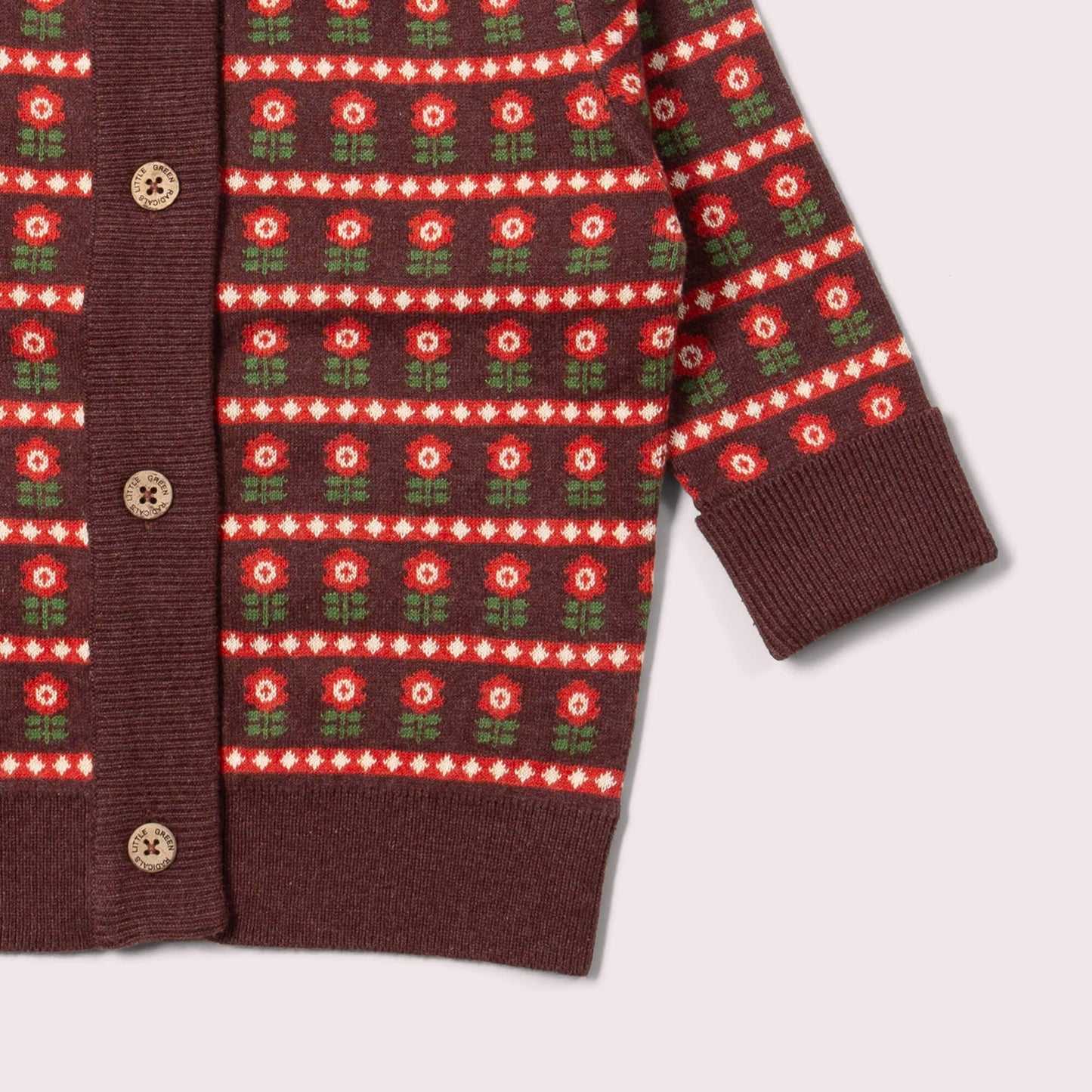 Collecting Flowers Knitted Cardigan