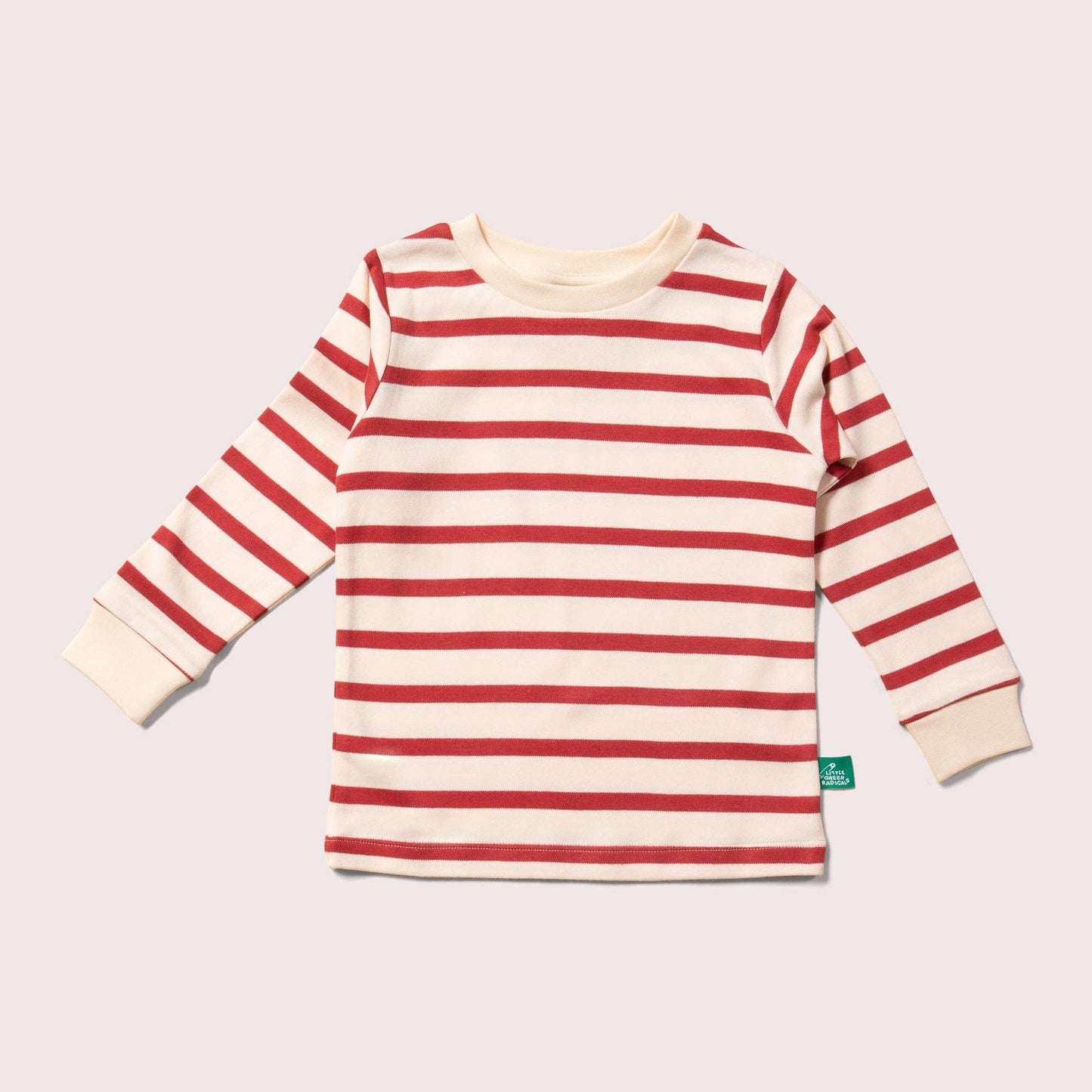 Stripes Forever Soft Red Organic Everday Set