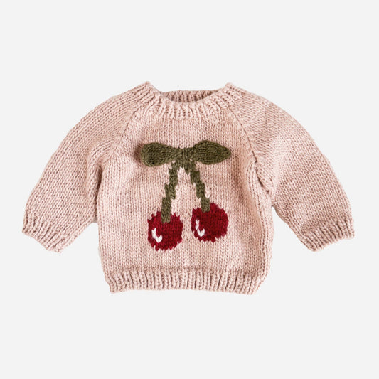Cherry Pullover Sweater Baby Kid Fall Winter Fruit Gift