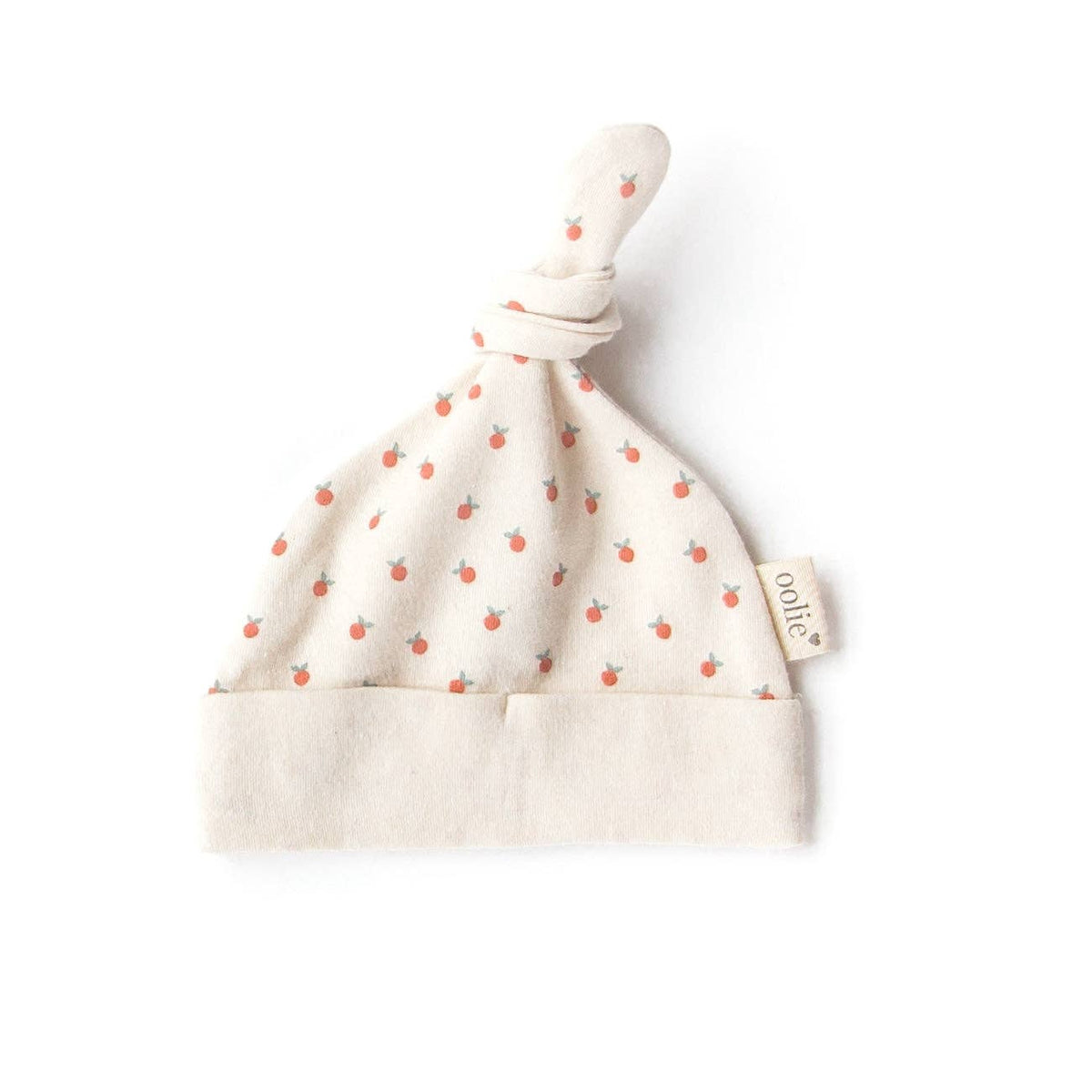 Baby comfort blanket with small patterns on a white background