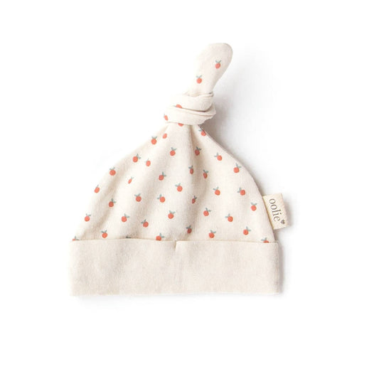 Baby comfort blanket with small patterns on a white background