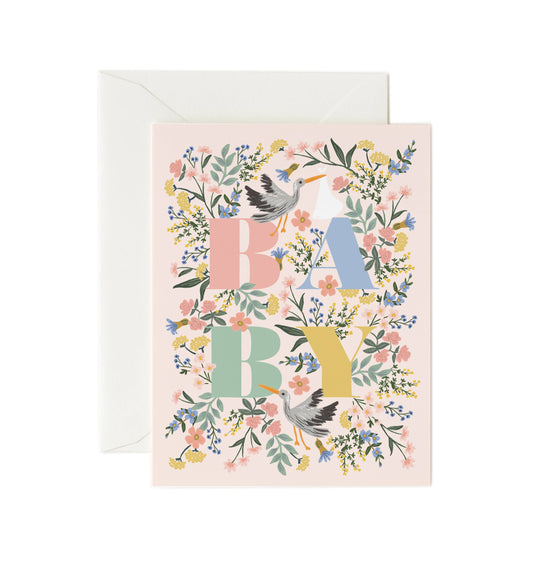 Mayfair Baby Card