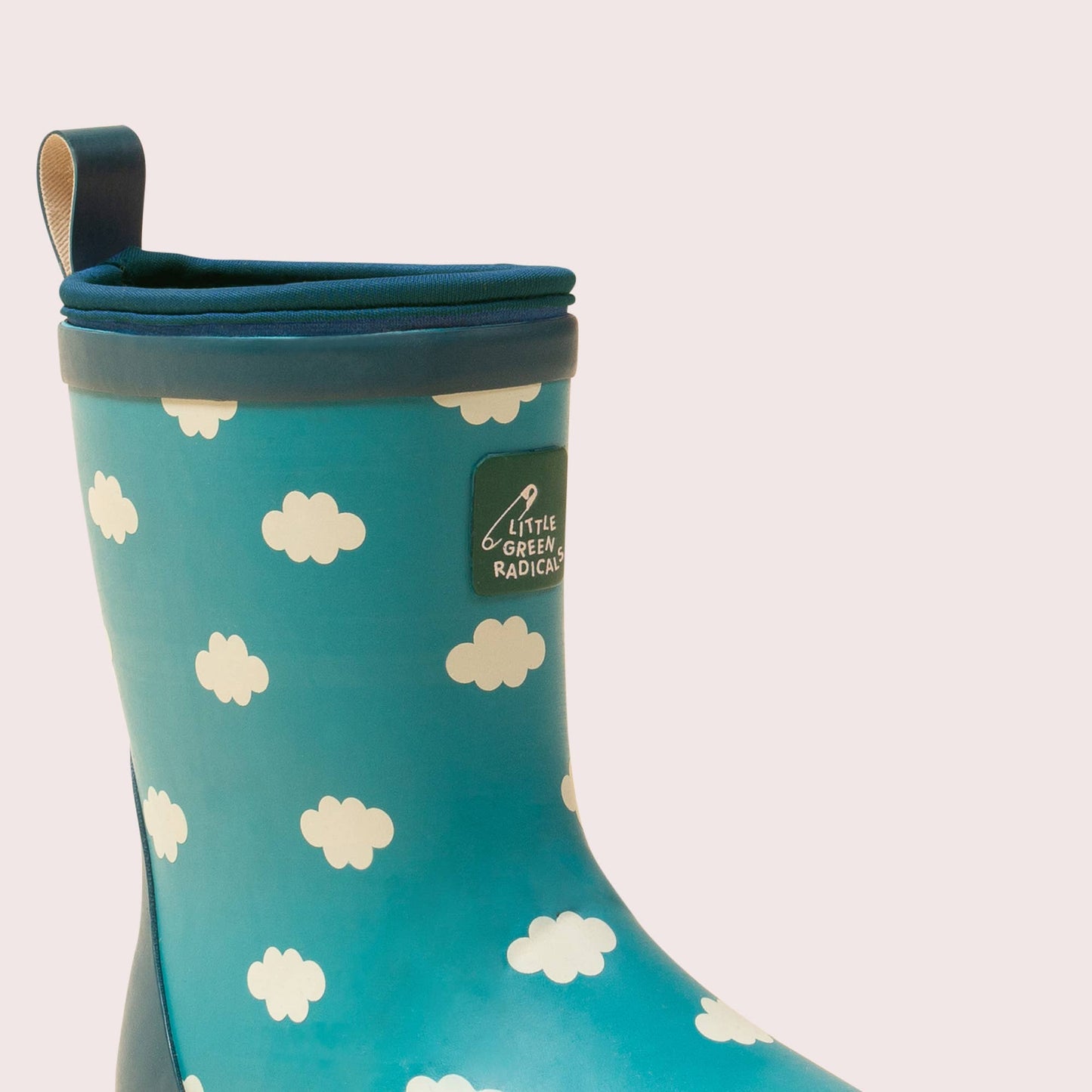 Blue Clouds Lined Classic Wellington Boots