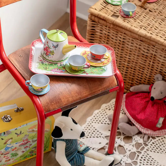 Metal tea set - The Big Family