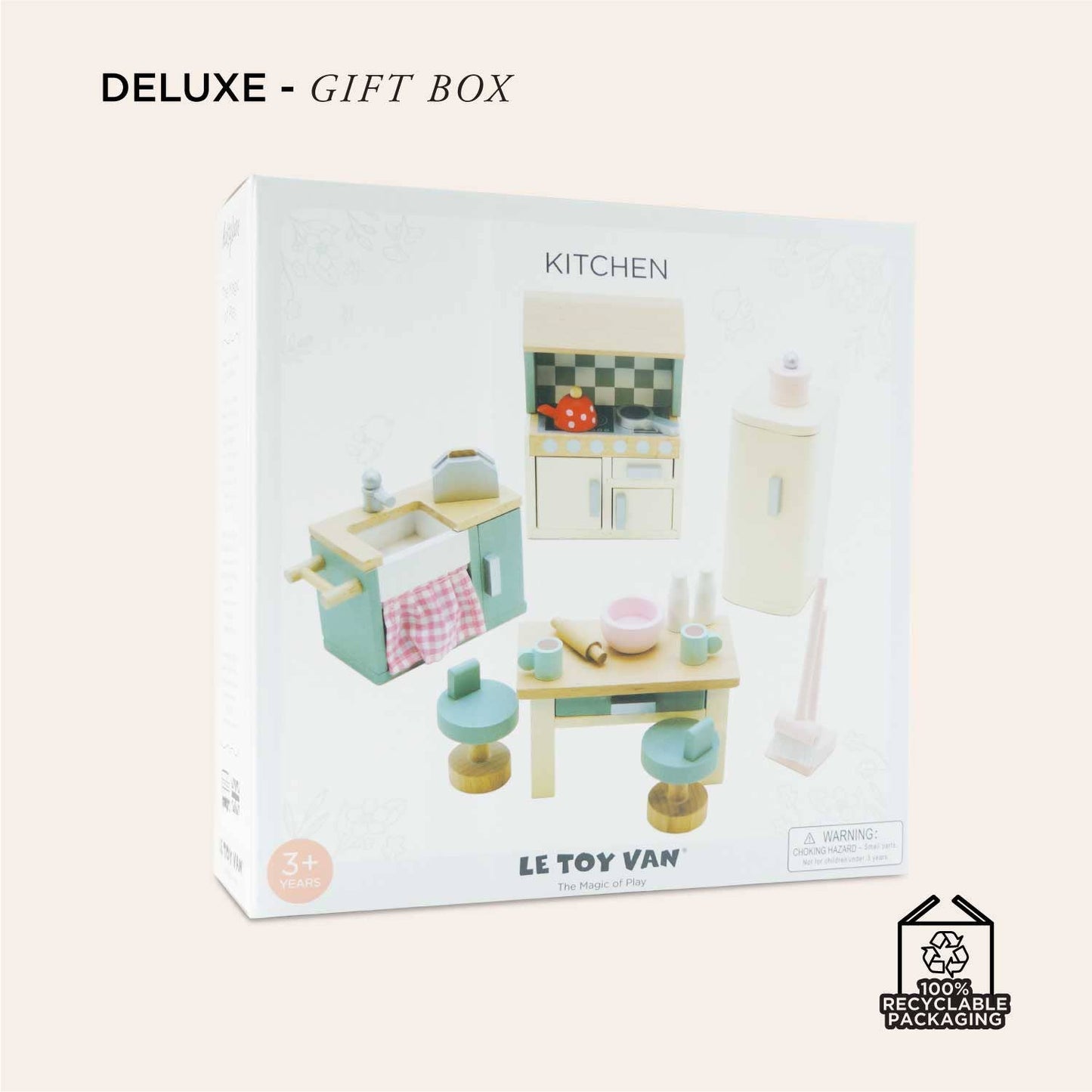 Wooden Dolls House Kitchen Furniture