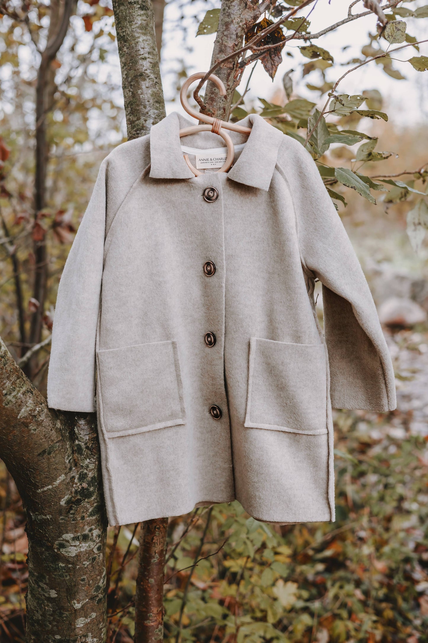 Annie & Charles® premium wool coat LEA