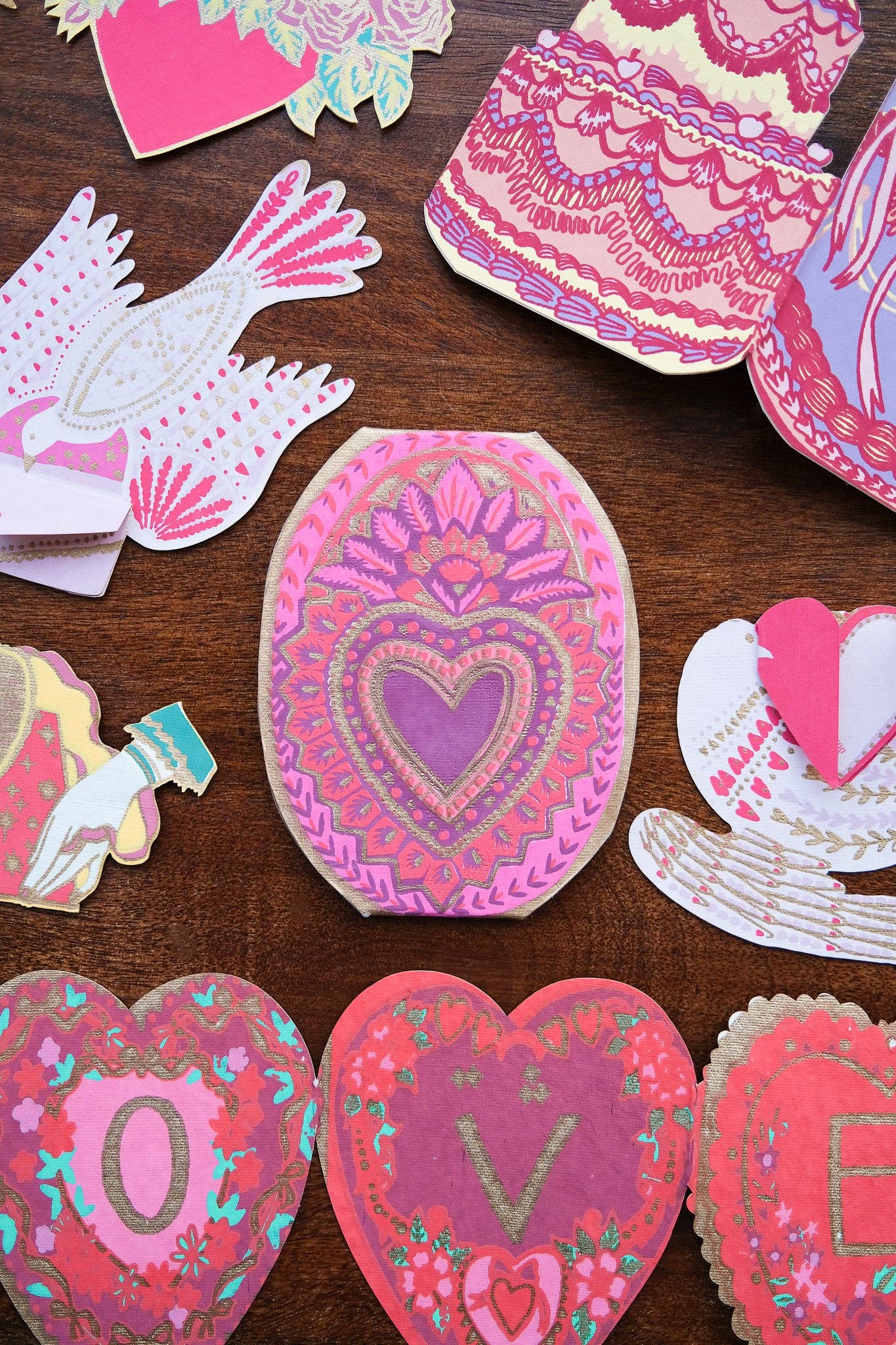 Heart of Feathers Greeting Card