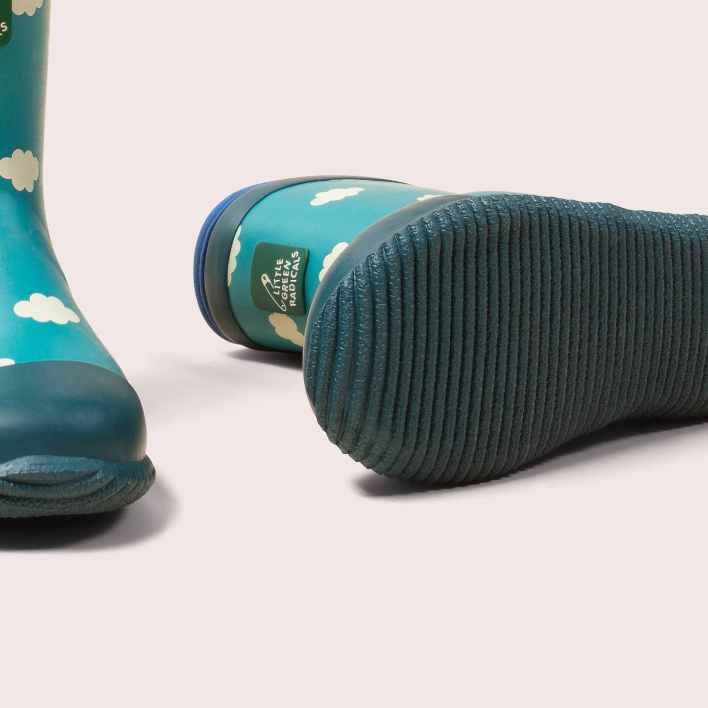 Blue Clouds Lined Classic Wellington Boots