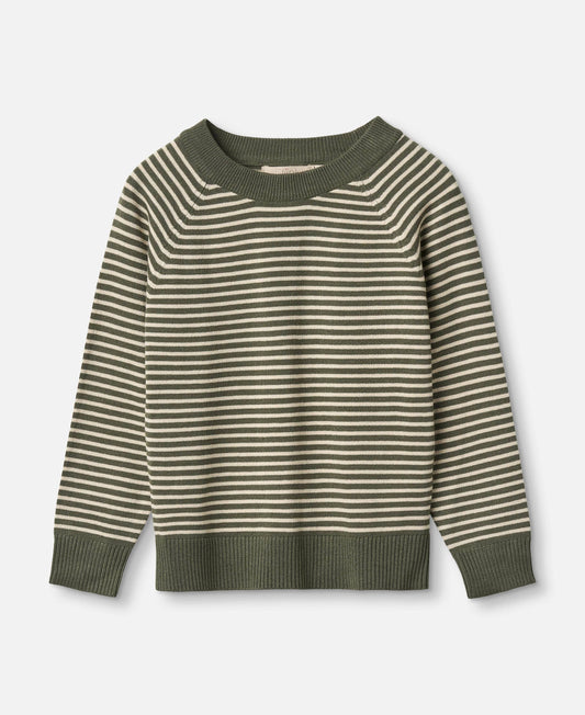 FAVO LS PULLOVER - BEETLE STRIPE