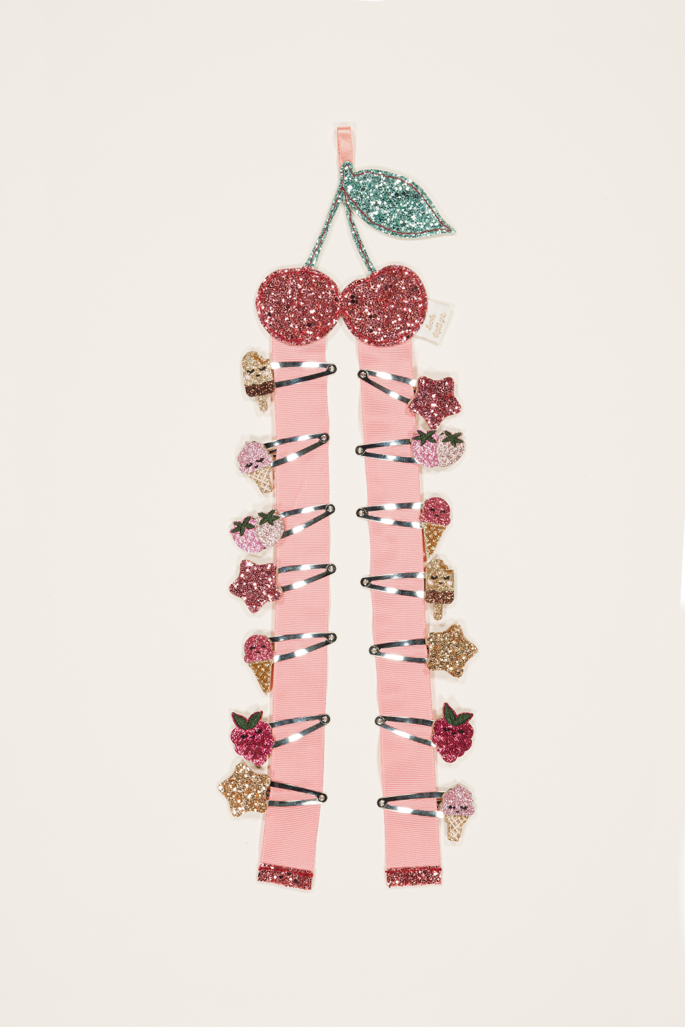 Bubble star hair clips - Gold (pair)