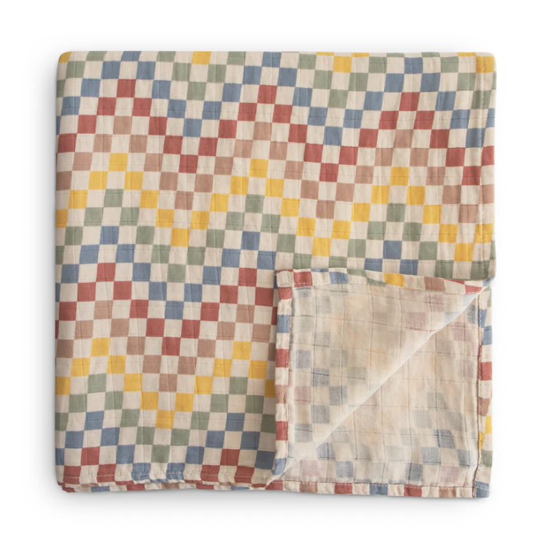 Organic Cotton Muslin Swaddle Blanket