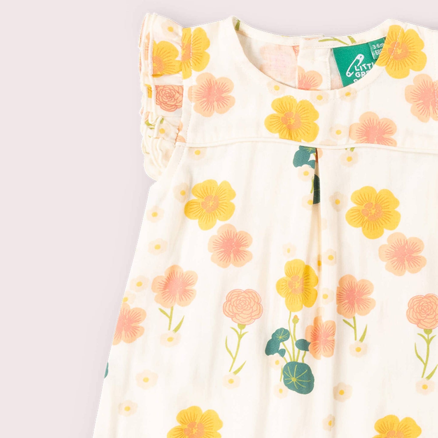 Floral-patterned dress on a white background