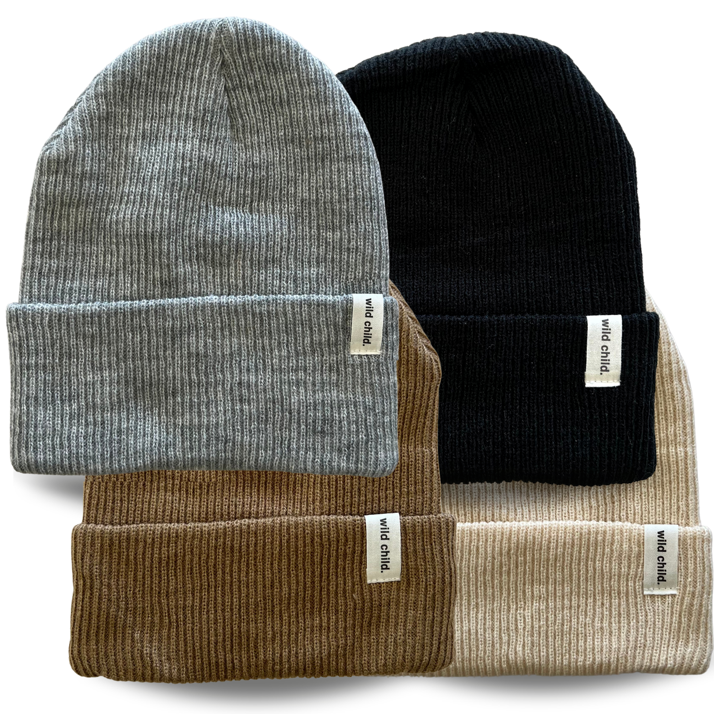 Baby / Kids Classic Beanie (Light Brown)