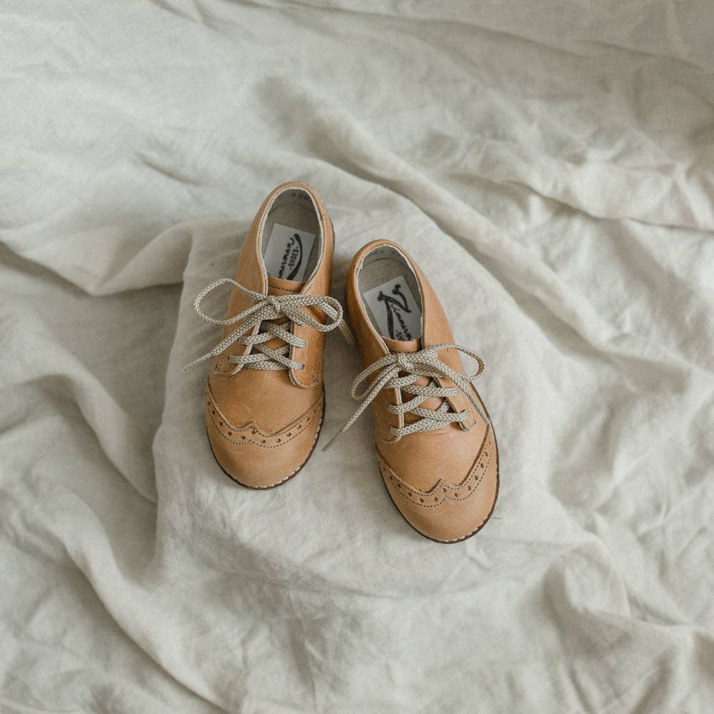 Wing Tip Oxford - Tan