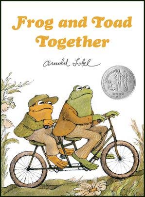 Cover of Frog and Toad Together with the characters on a bike