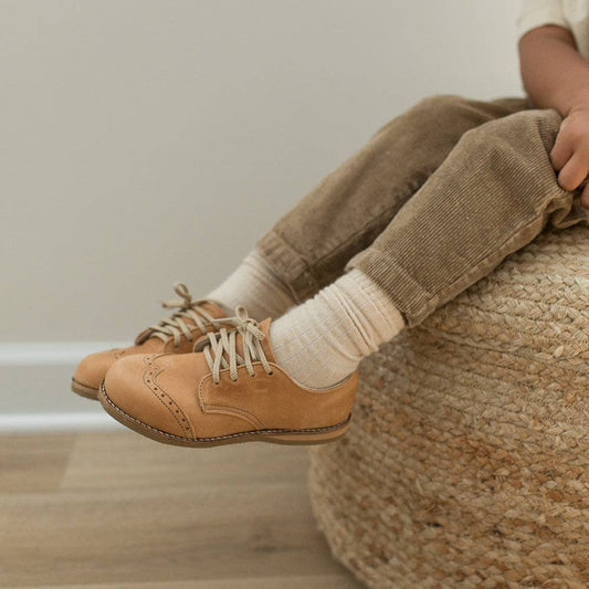 Wing Tip Oxford - Tan