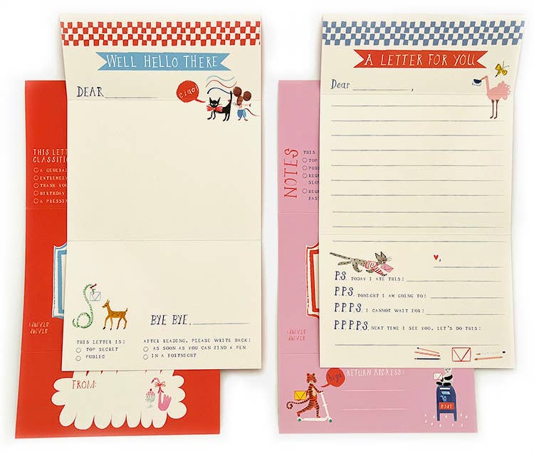 Animal Menagerie Stationery Kit