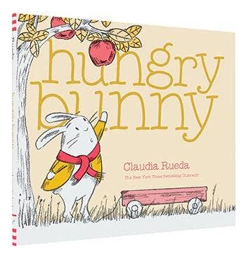 Book cover of 'Hungry Bunny' with a rabbit illustration and tree.