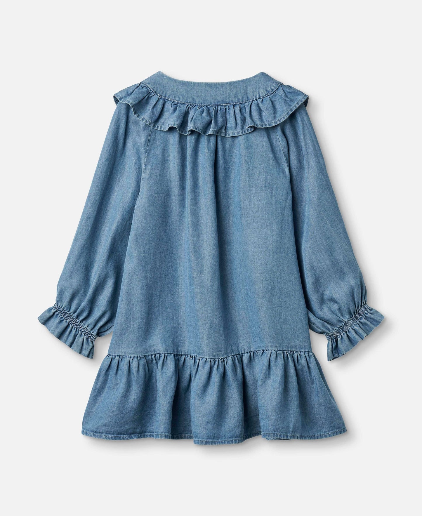 HURLUM COLLAR DRESS - LIGHT DENIM BLUE