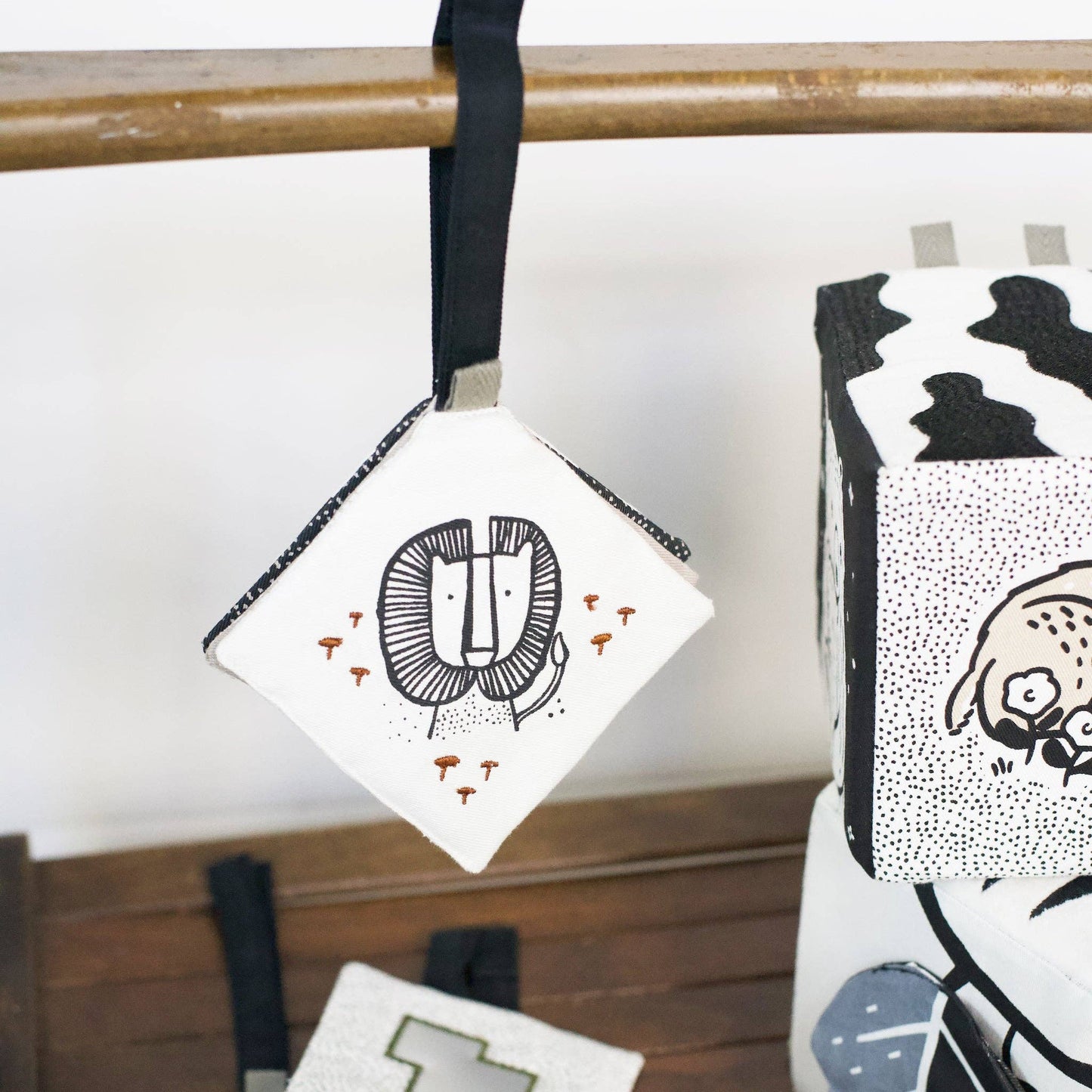 Crinkle Pages Stroller Activity Toy for Baby - Wild