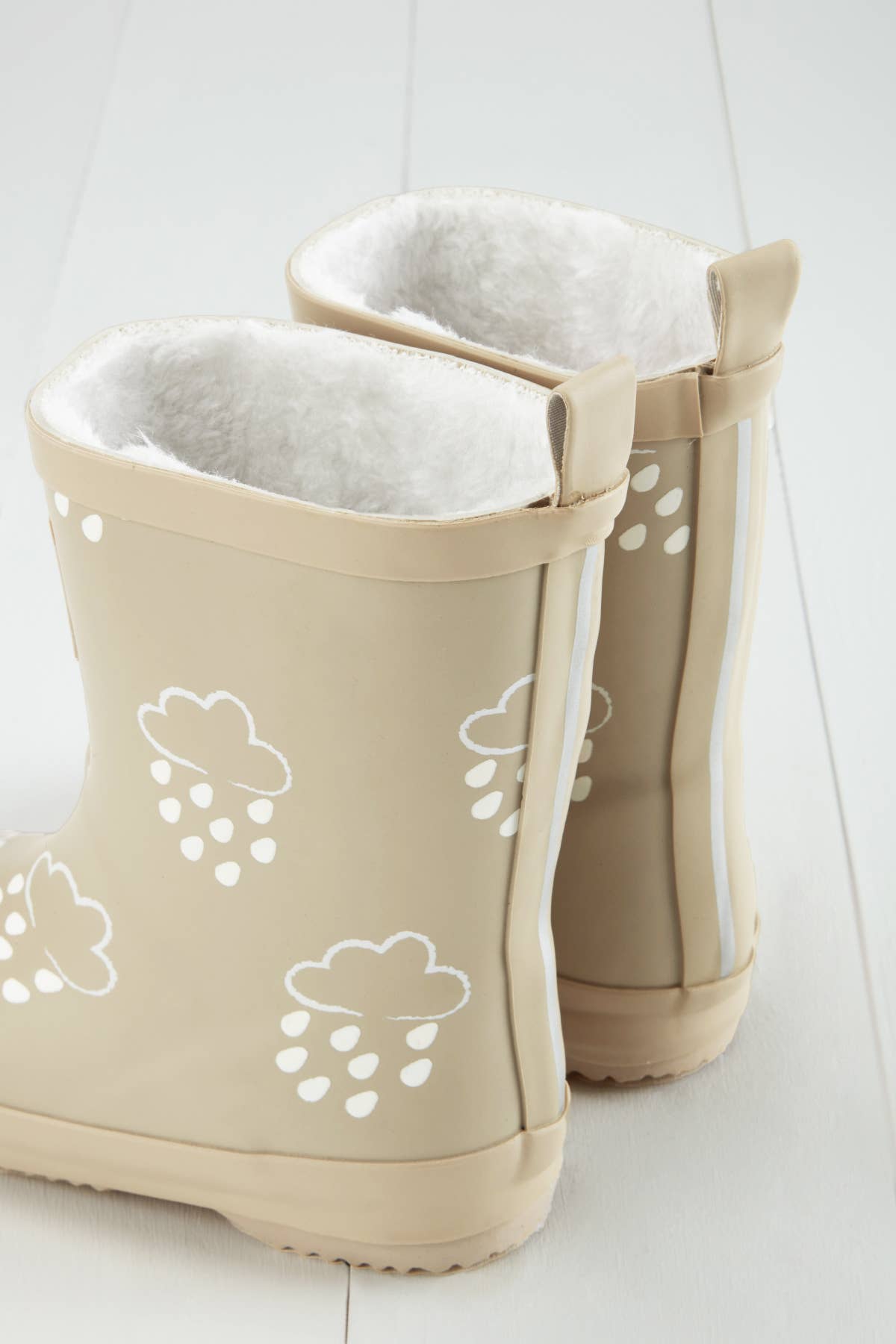 Stone Colour-Changing Kids Winter Wellies