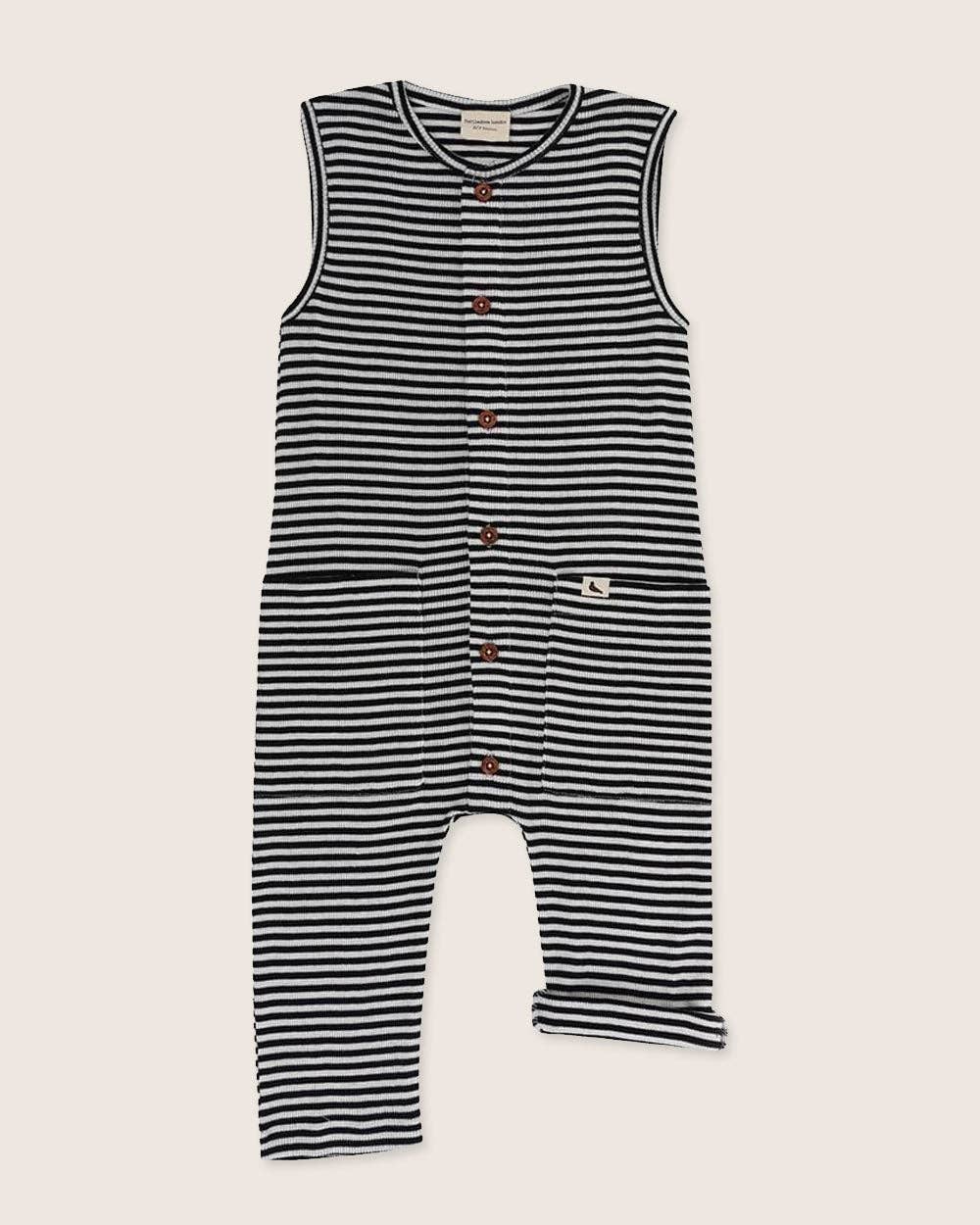 Stripe Rib Dungarees