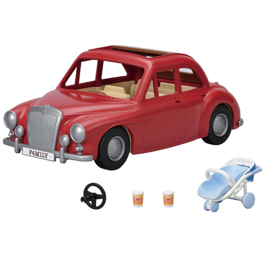 Doll Vehicle, Red Family Cruising Car, Collectible Toys