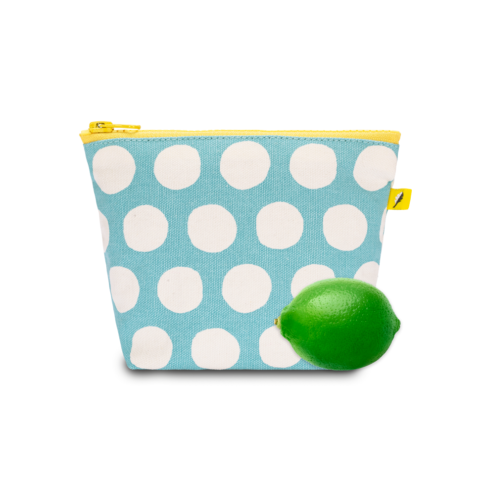 Tiny Zip - Dot Blue