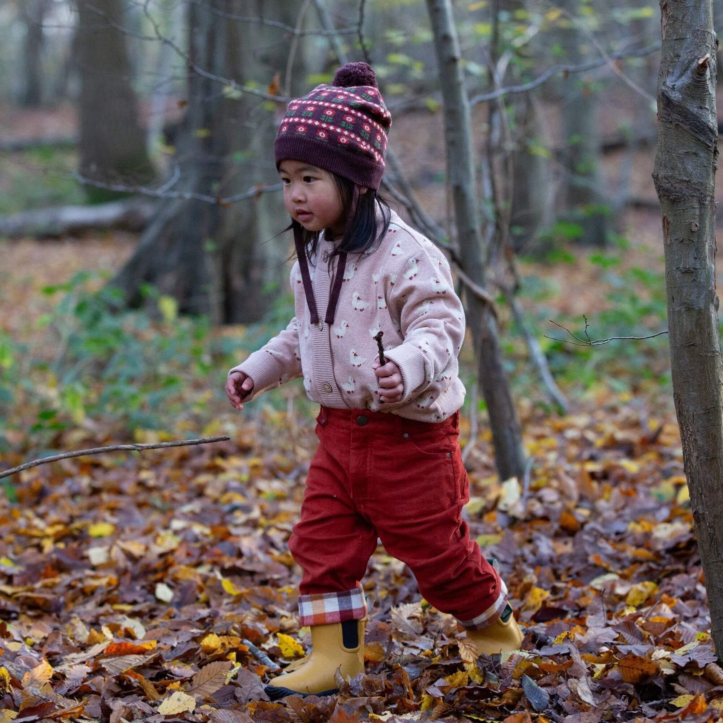 Puddle Ducks Knitted Cardigan
