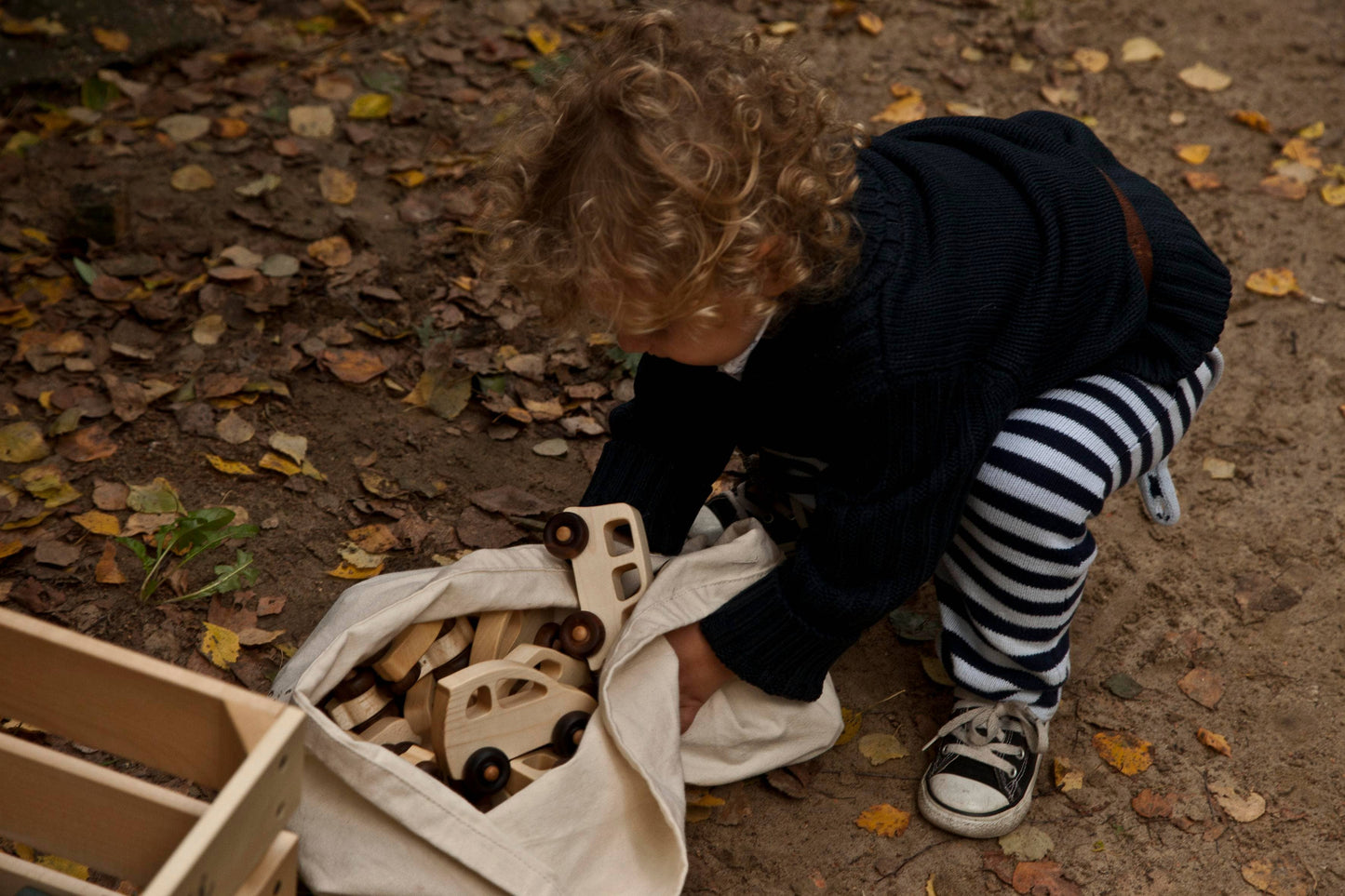 30s Eco-Friendly Wooden Toy Car for Babies