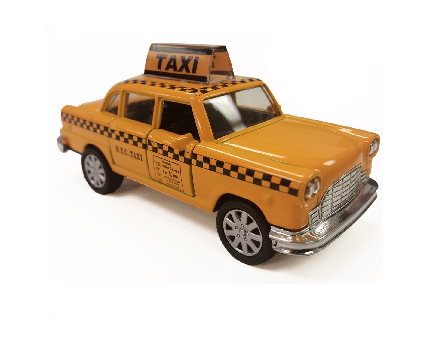 4.5" CLASSIC NEW YORK TAXI Die Cast Car