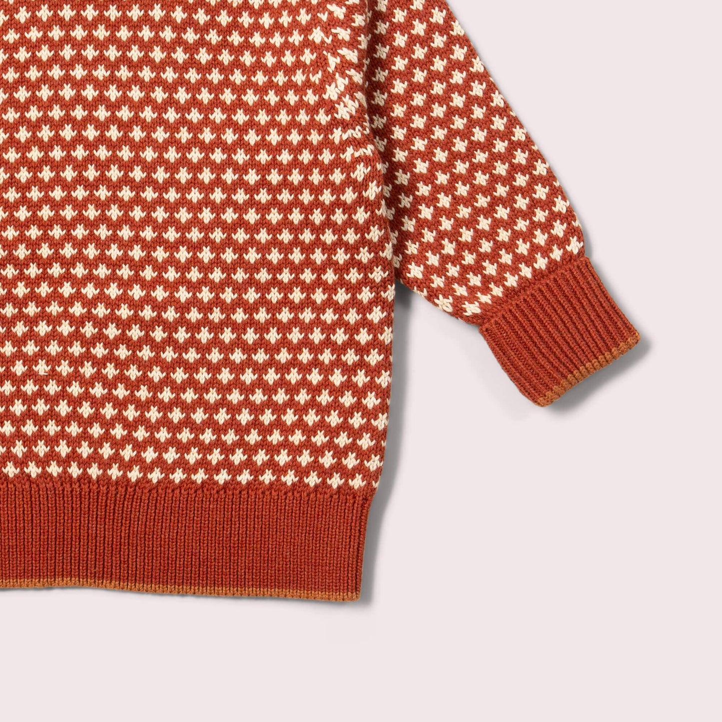 Ginger Diamonds Snuggly Knitted Jumper