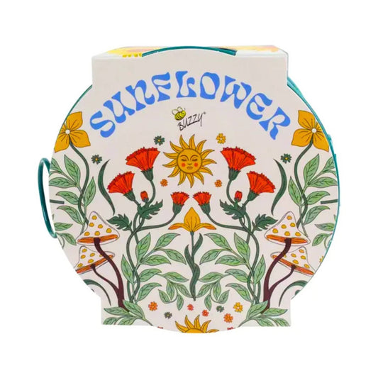 Painted Flower Grow Pail – Sunflower Indoor Garden Gift