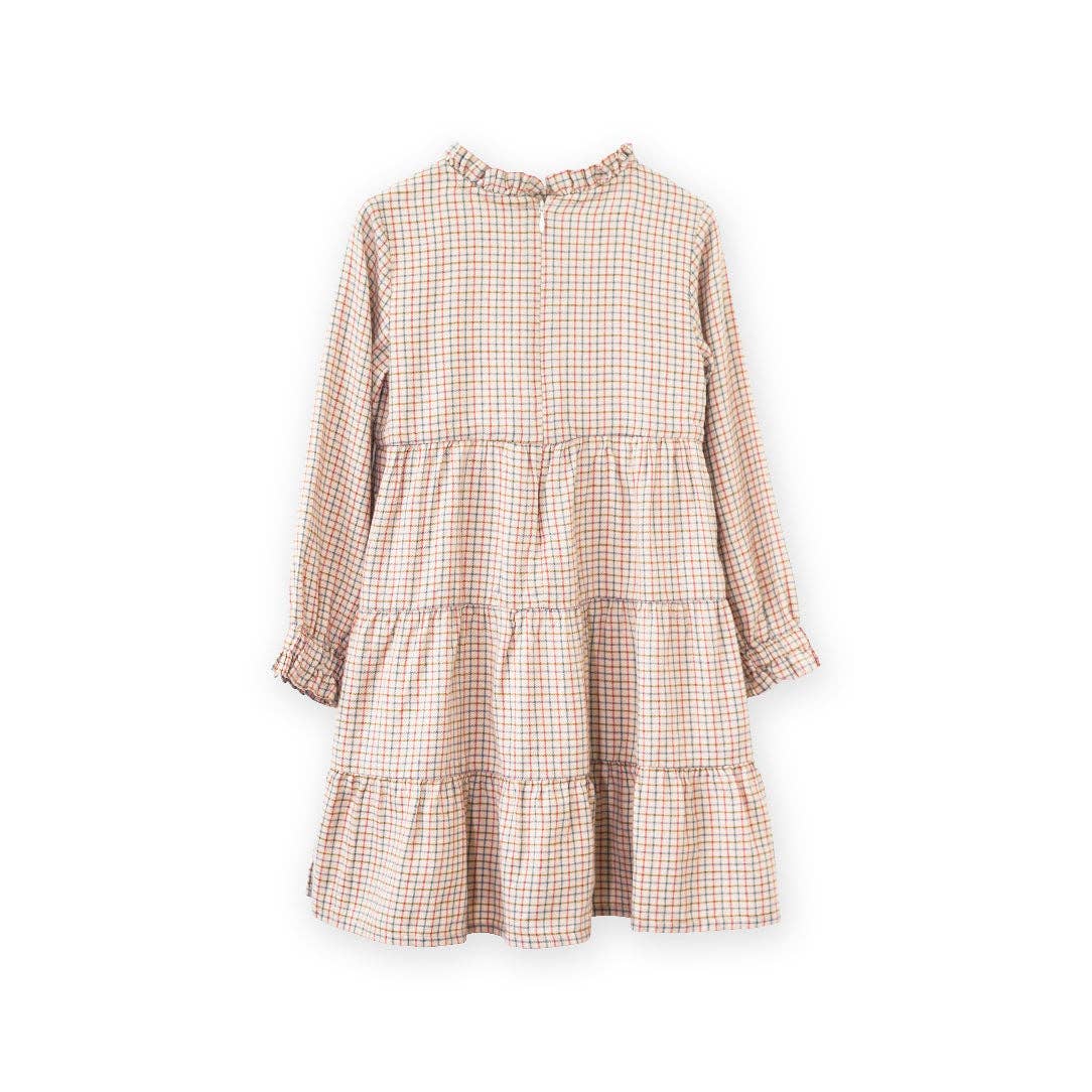 Lily Dress | Beige Country Check