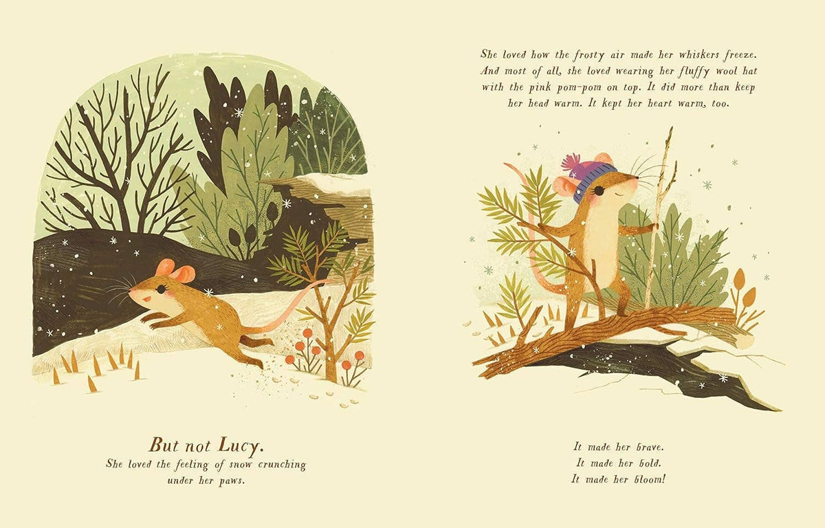Interior book pages with different mouse illustrations