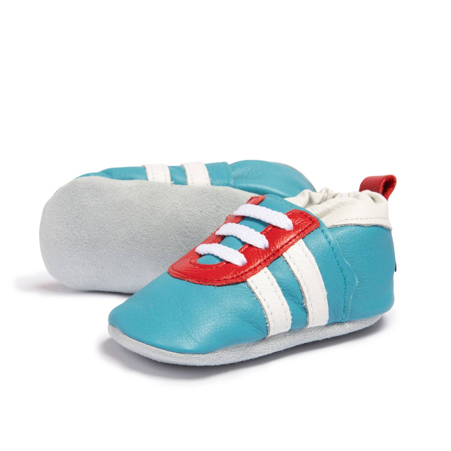 BLUEBERRY PIE - SHOOSHOOS BABY SHOES LEATHER SNEAKER BOOTIE