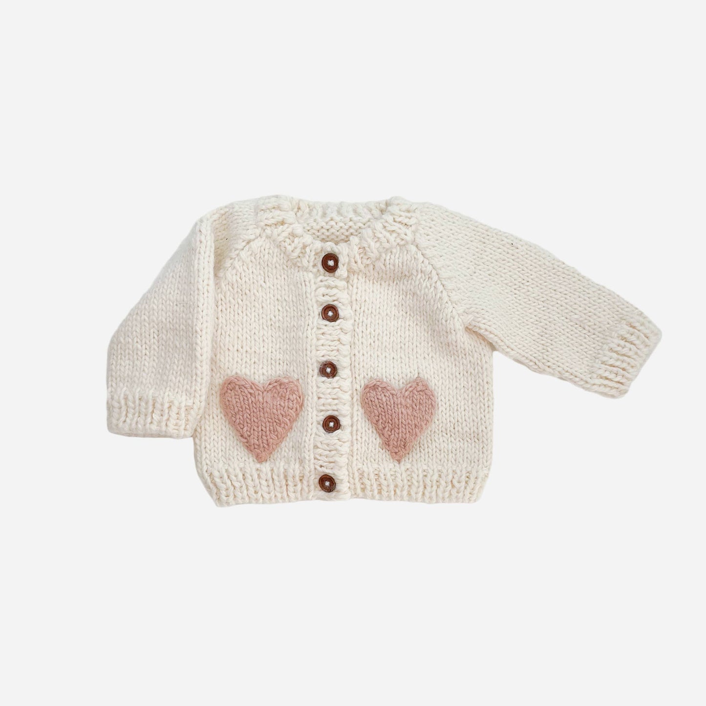Heart Cardigan Blush Baby Girls Clothing Valentine's Sweater
