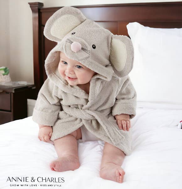 Annie & Charles® baby bathrobe