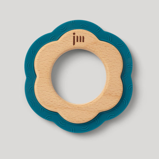 Ocean Wood + Silicone Teether