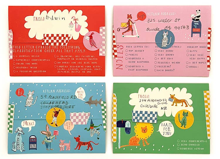 Animal Menagerie Stationery Kit