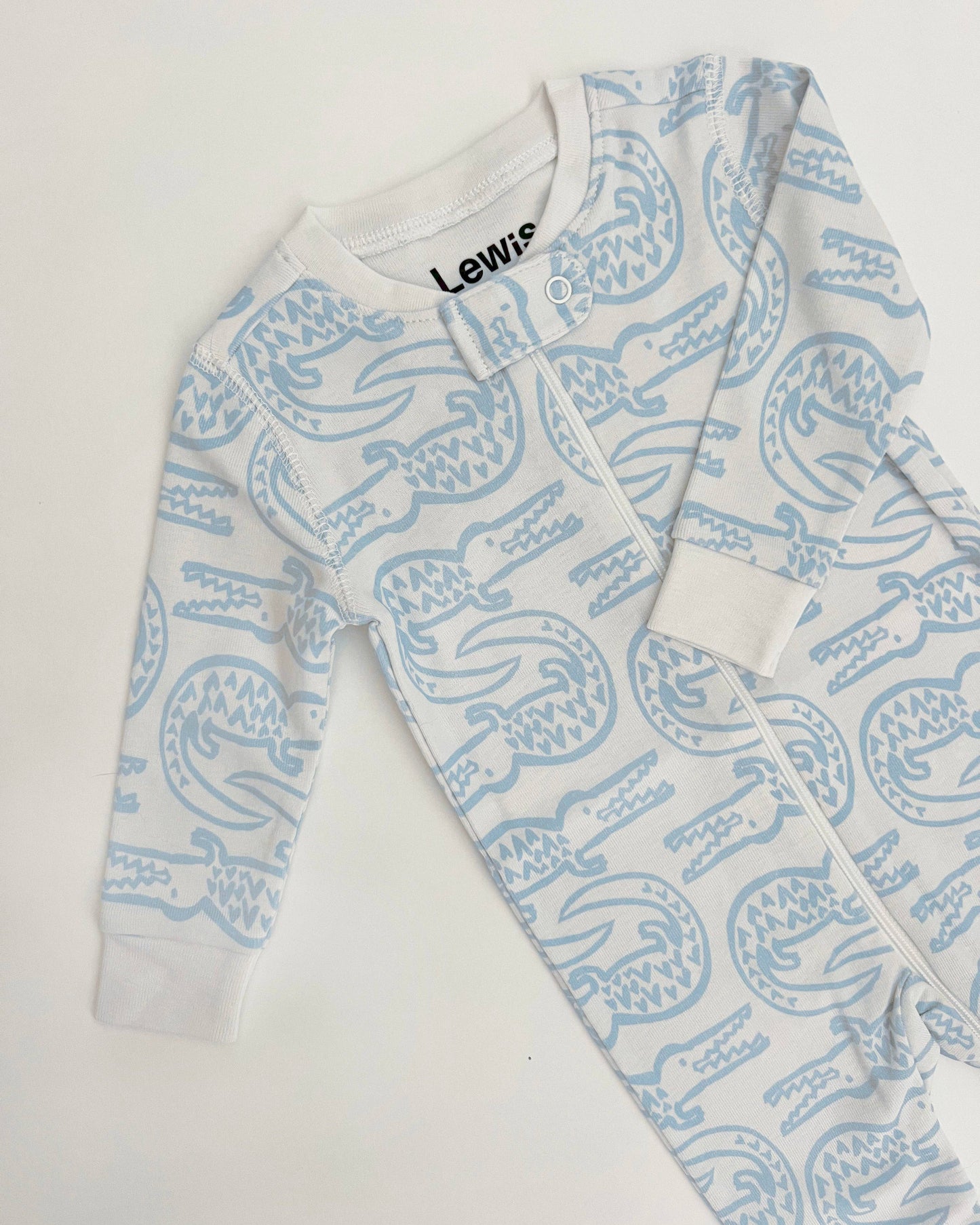 Zip Sleeper - Alligator | Bay Blue