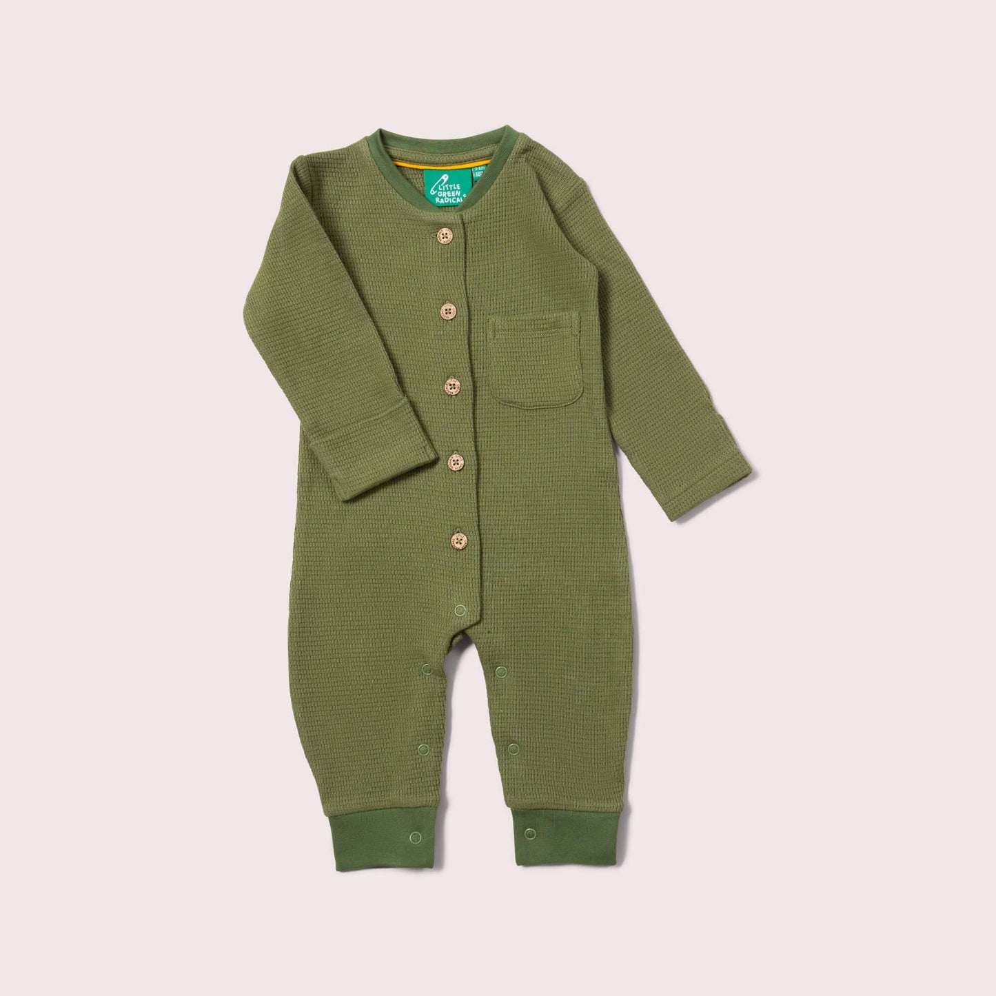 Chive Organic Waffle Playsuit