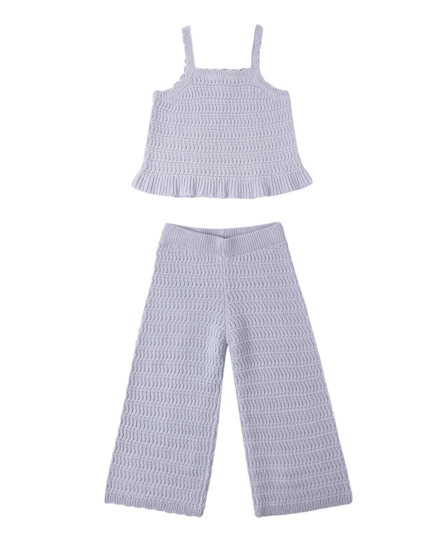 Mari Knit Set Periwinkle